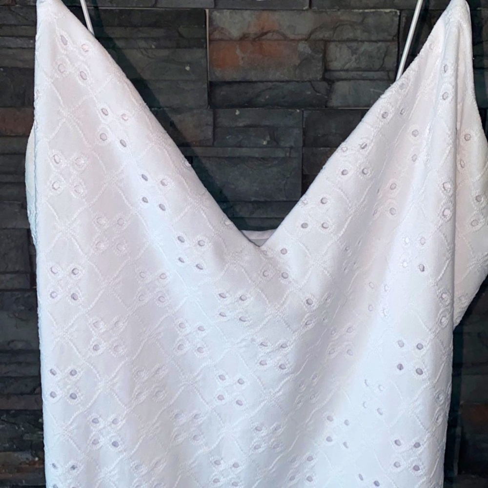 B. Darlin Spaghetti Strap White Mini Dress 
Size: 5 / S (Juniors) - Picture 3 of 9